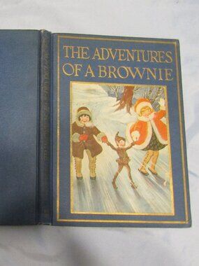 1923 Antiq Rand McNally ADVENTURES OF A BROWNIE Mulik & Milo Winter Color plates